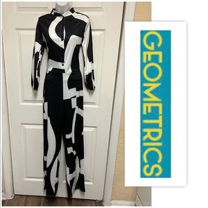 GEOMETRICS Black/White Jumper